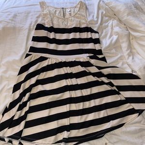 striped mini dress xxl